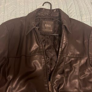 R&O Brand Men’s Large Leather Jacket